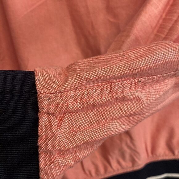 DENIM & FLOWERS- Seer Sucker zip up jacket - Size small - Picture 12 of 12